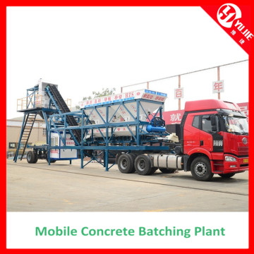 35m3/H Mobile Concrete Batching Plant for Sale